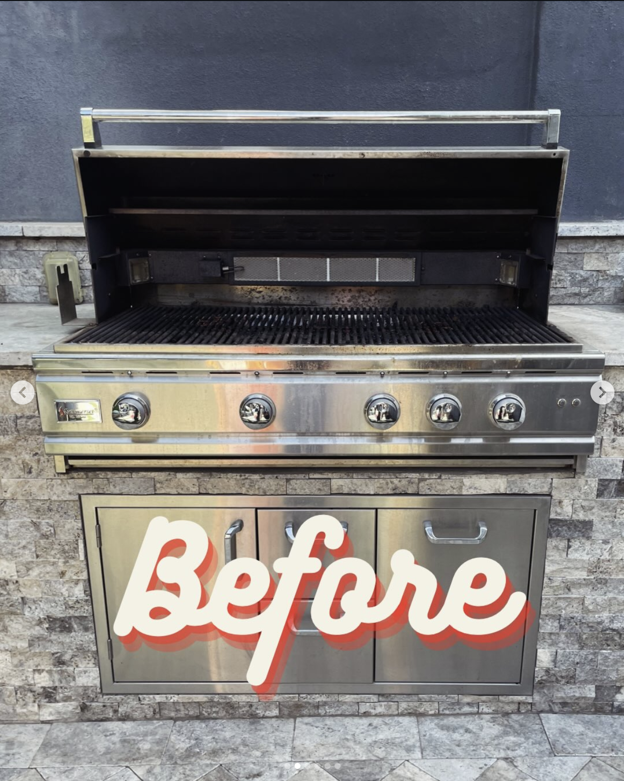 SUMMERSET 36" before cleaning in PARADISE VALLEY, AZ