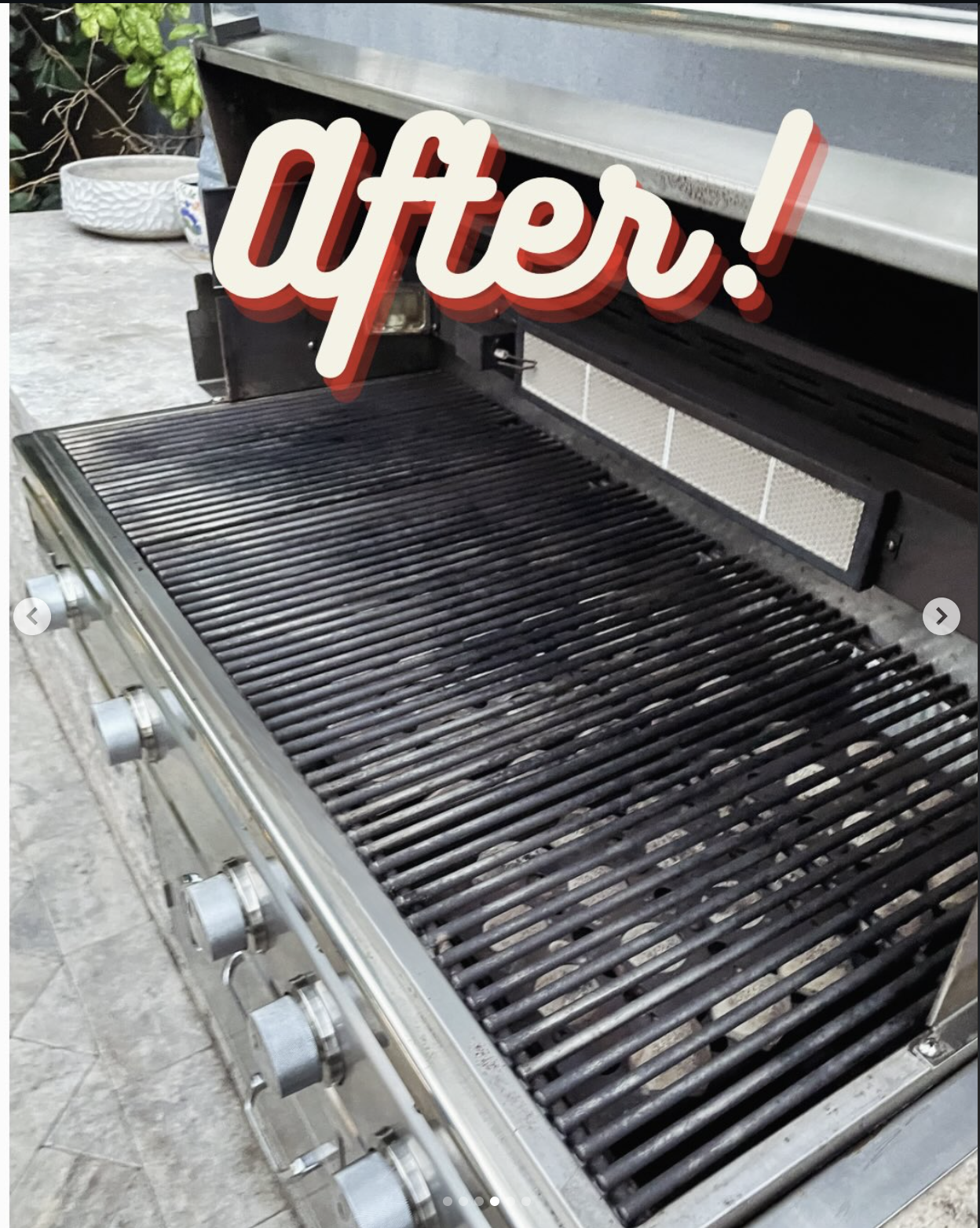 CAST IRON DEEP CLEAN after cleaning in TEMPE, AZ